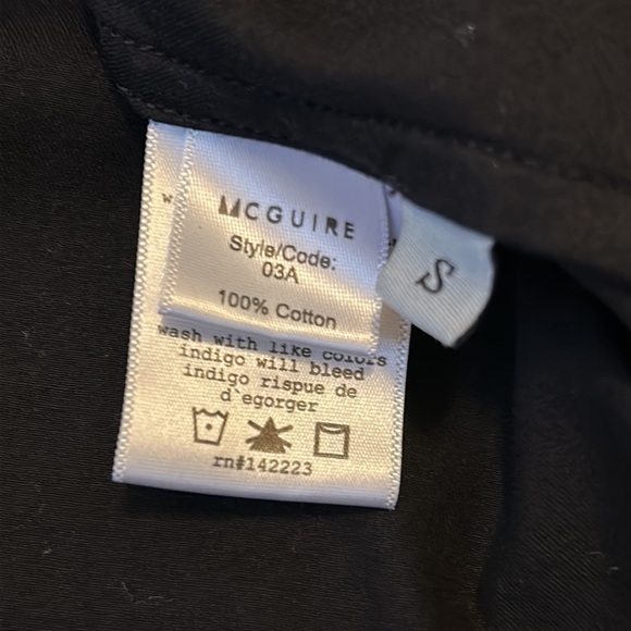 McGuire Penelope Lace Up Shirt in Anisette - Picture 8 of 8